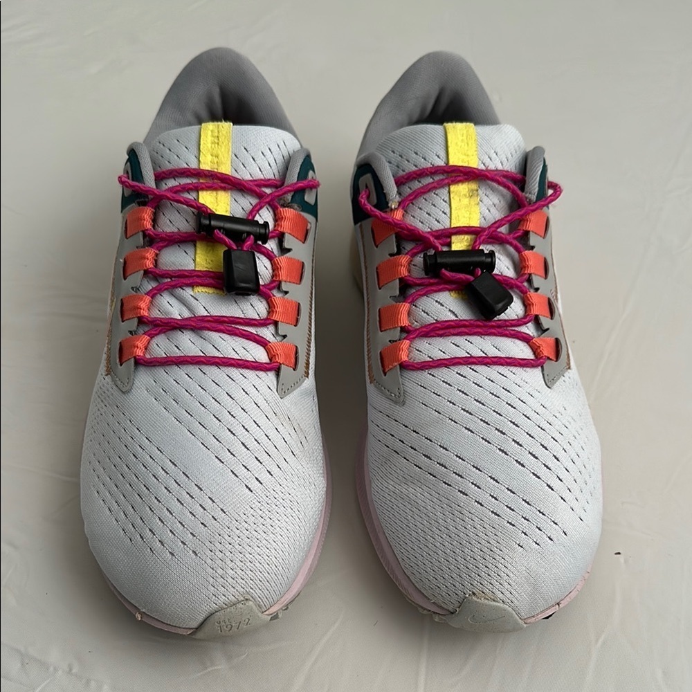 Nike Air Zoom Pegasus premium blue gray multicolor running sneakers